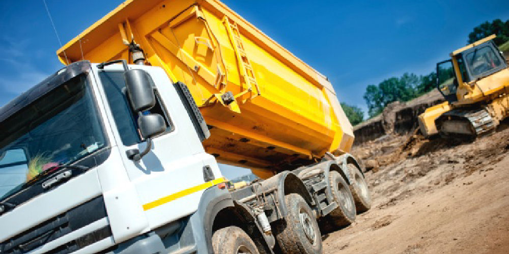 a bulk tipper lorry